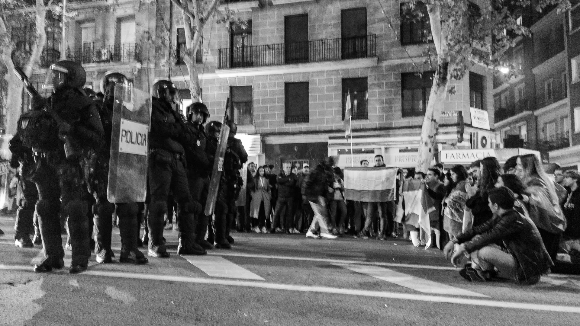  Protest at Ferraz, Madrid, 2023 (c) pmartinasi