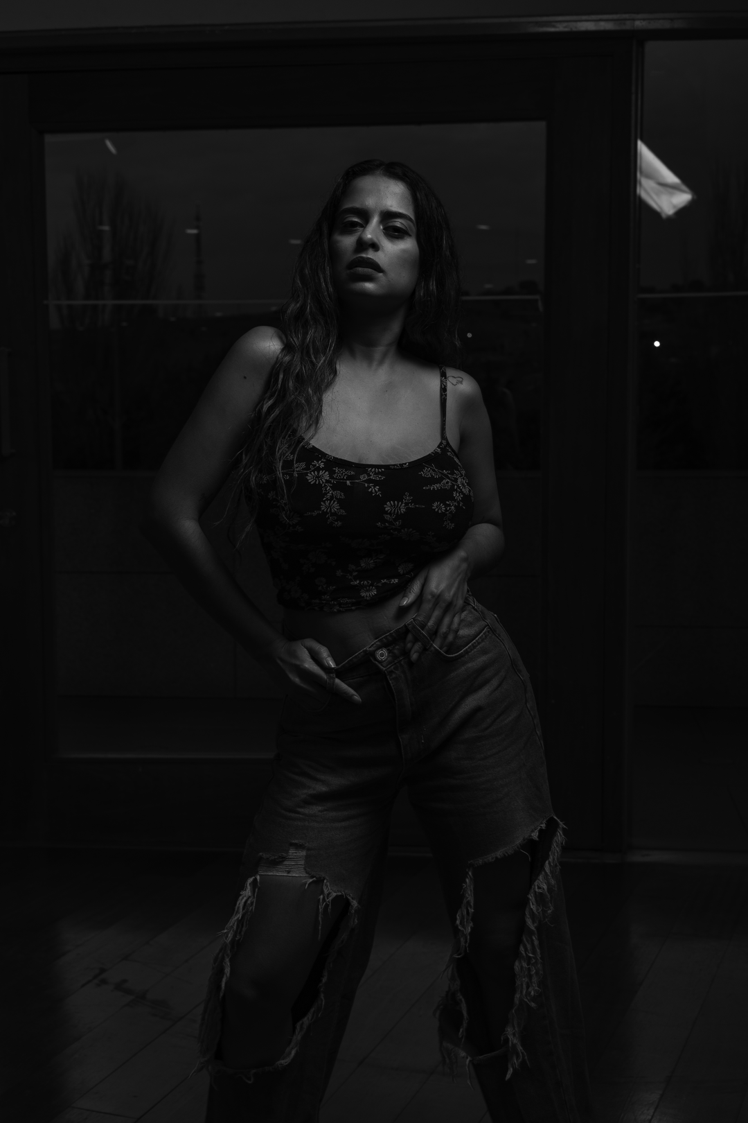 Mastering Light in Portraits: Photography Workshop with Julián Villar. Lienzo Norte, Avila. December 2024. Model: Darling [IG: darling.ospina2 ] (c) pmartinasi