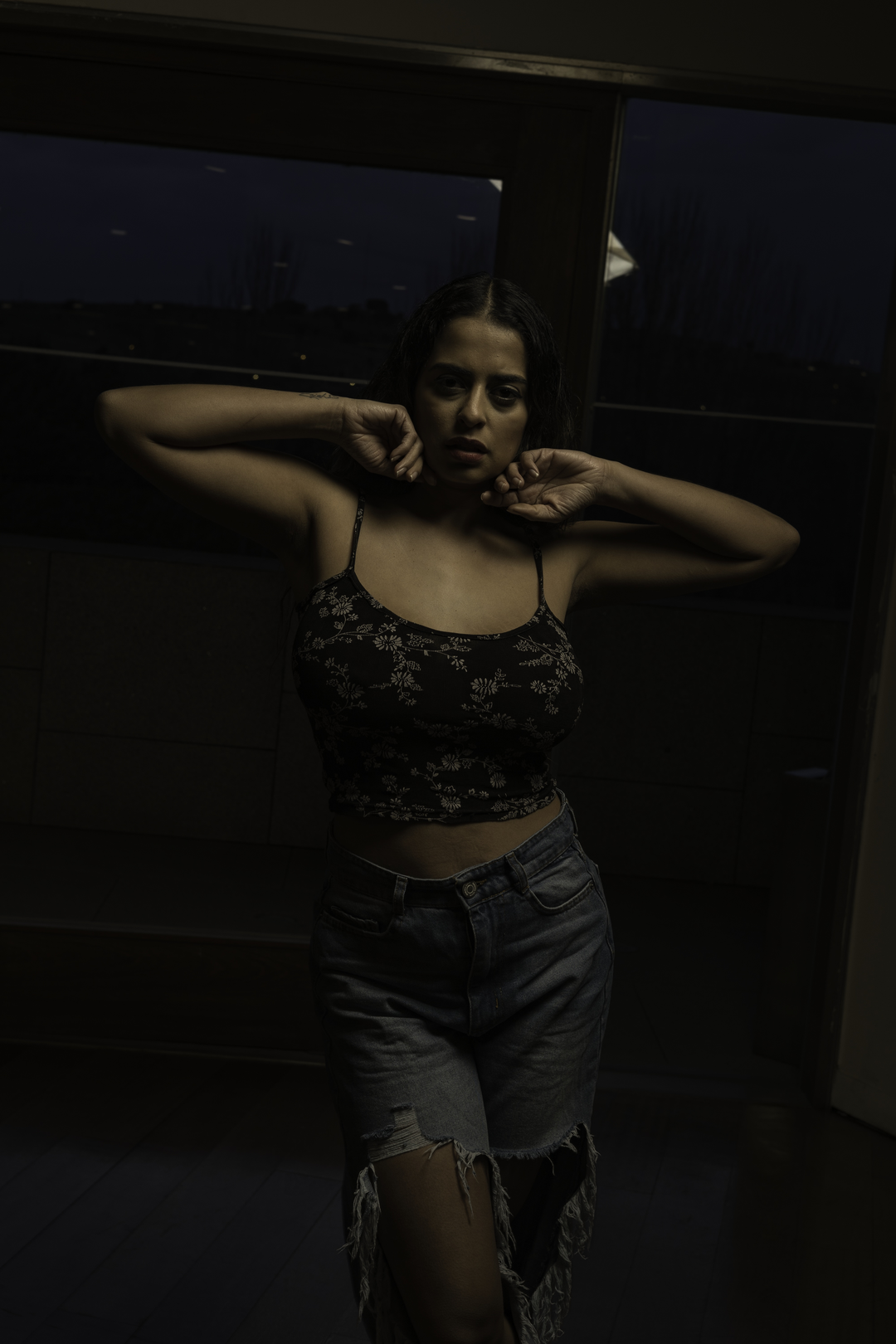 Mastering Light in Portraits: Photography Workshop with Julián Villar. Lienzo Norte, Avila. December 2024. Model: Darling [IG: darling.ospina2 ] (c) pmartinasi