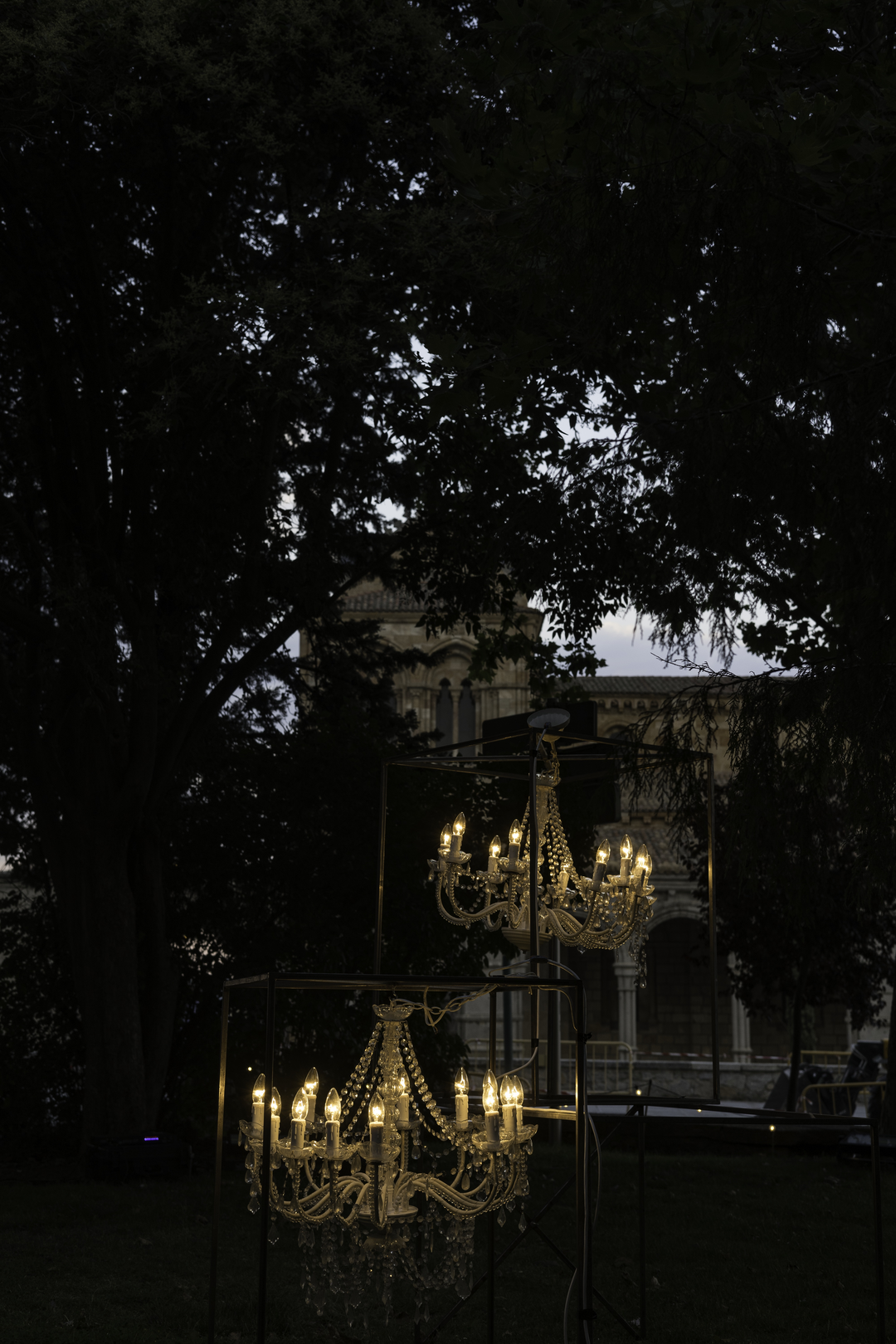   Ávila Enlight transforms San Vicente Garden into a magical night show with lights, projections, music, and heritage on August 1–2, celebrating Ávila's history and beauty. (c) pmartinasi