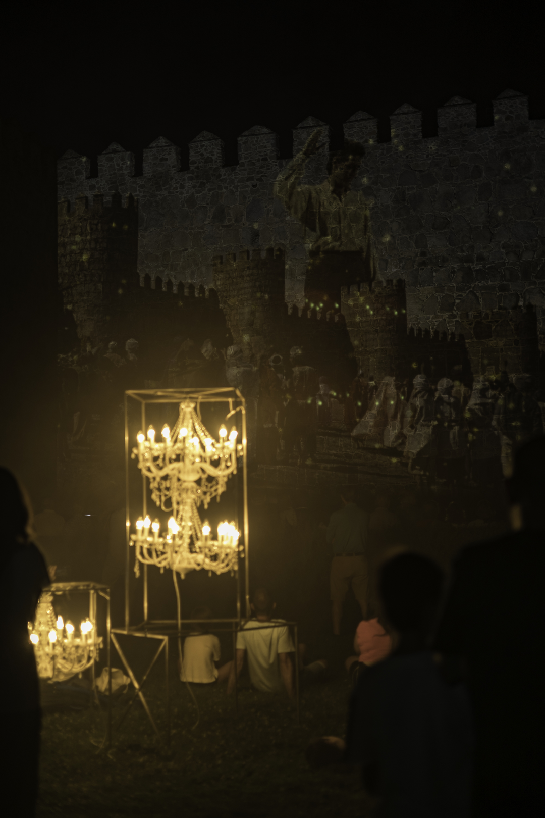   Ávila Enlight transforms San Vicente Garden into a magical night show with lights, projections, music, and heritage on August 1–2, celebrating Ávila's history and beauty. (c) pmartinasi