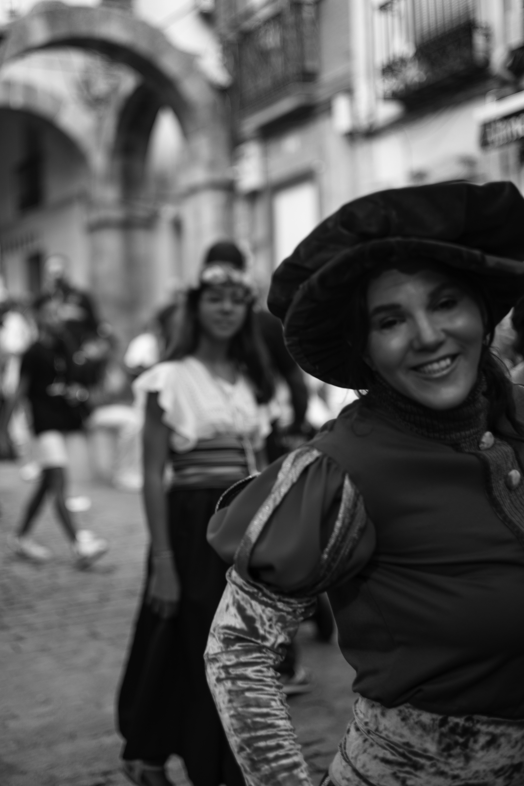 Minstrels and parades at the Medieval Market and Fair in Avila, Spain. September 2025. (c) pmartinasi