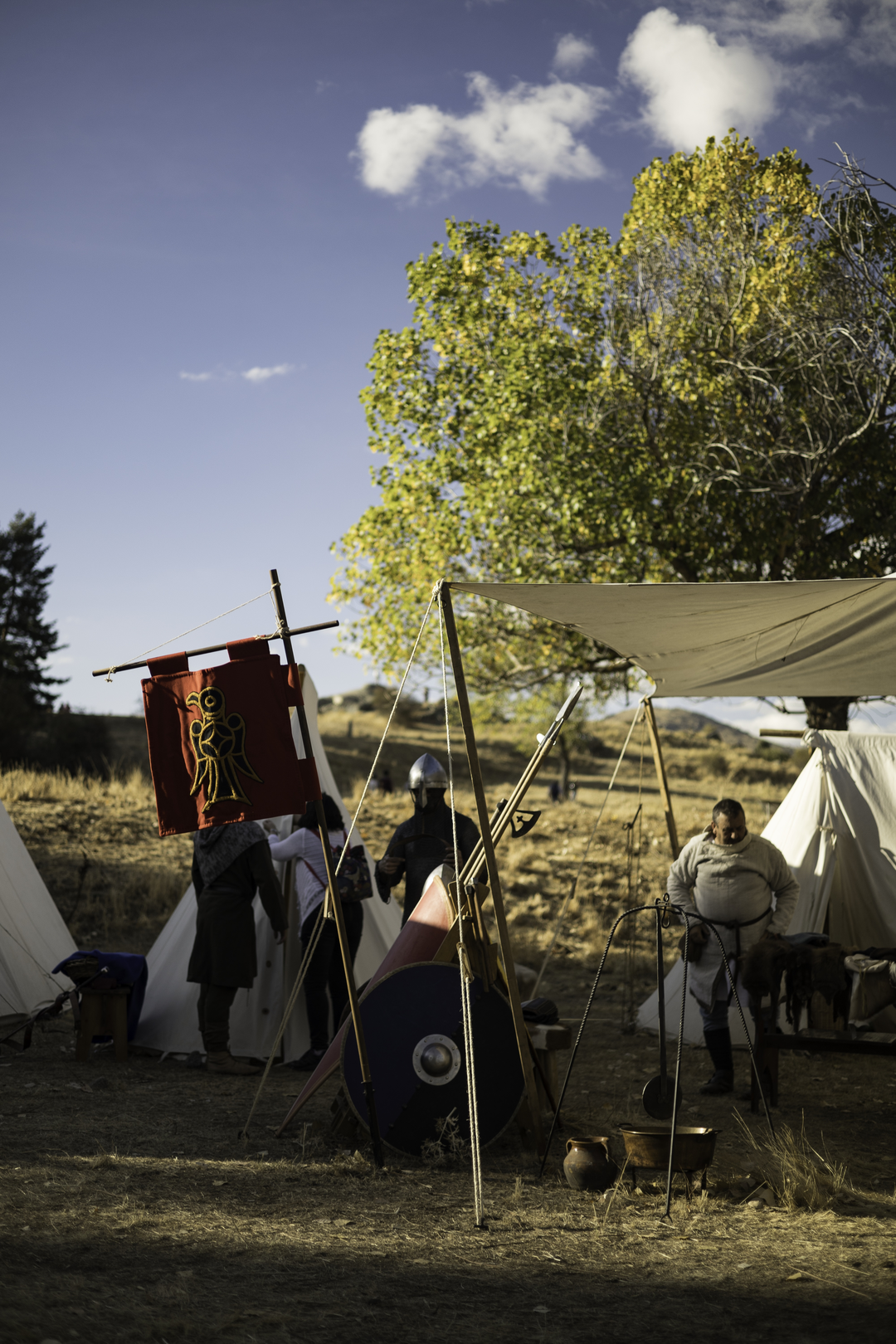  Historical reenactment of "La Hispania de los Vikingos” at El Espinar, Segovia, Spain. October 2025. (c) pmartinasi