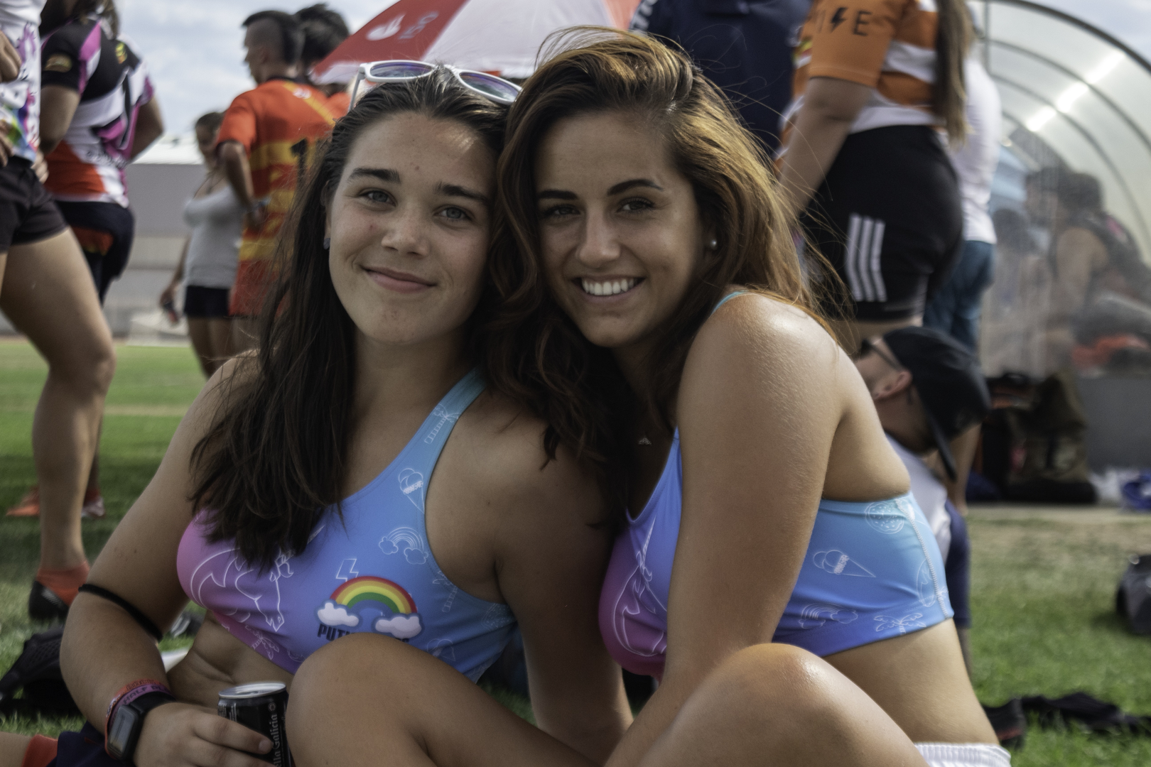 Rugby player girls at a rugby seven series (c) pmartinasi
