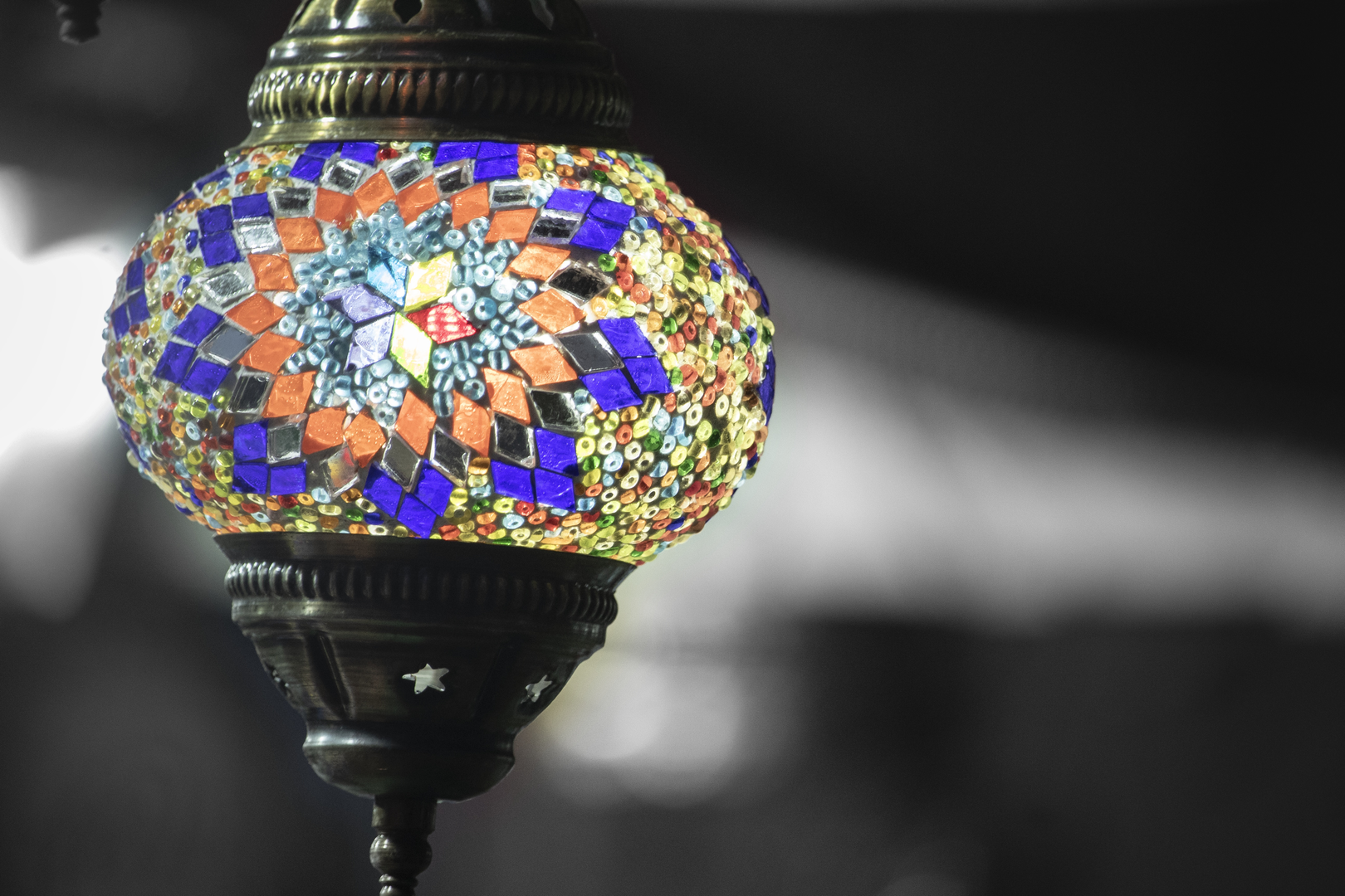 Arab Lamp at the Medieval Market at Avila, Spain (c) pmartinasi