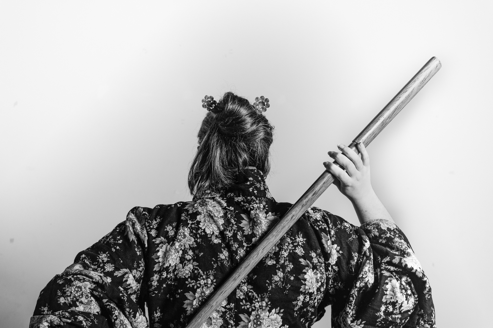 Portrait of a woman in kimono, on a photography session (c) pmartinasi
