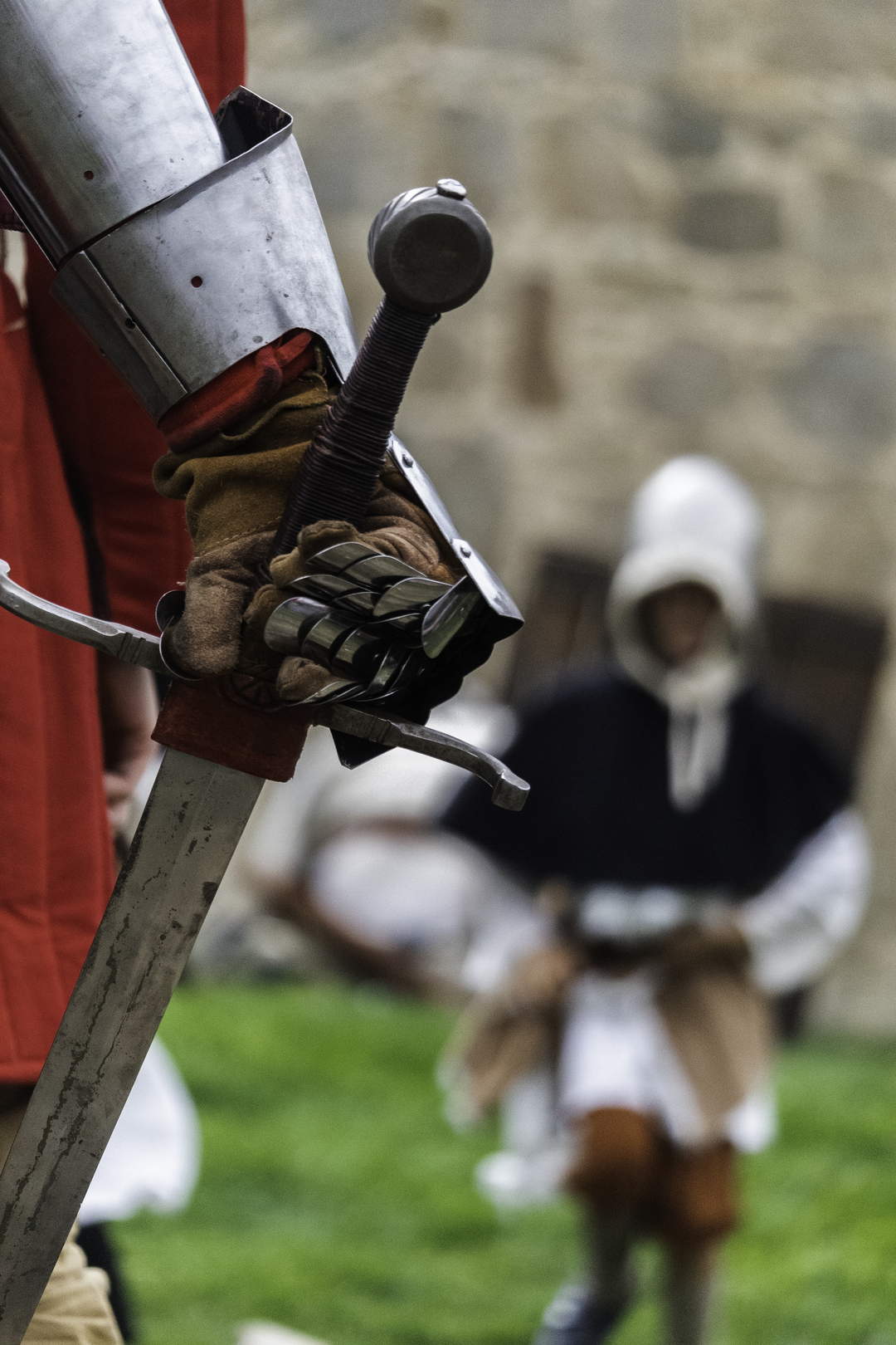 The king about to storm the wall at the Reenact Rampart Assault at Ávila's Historic Market and Fair. Photograph awarded for "Jewish inspiration" and selected for the 2026 exhibition. Taken in September 2025. (c) pmartinasi