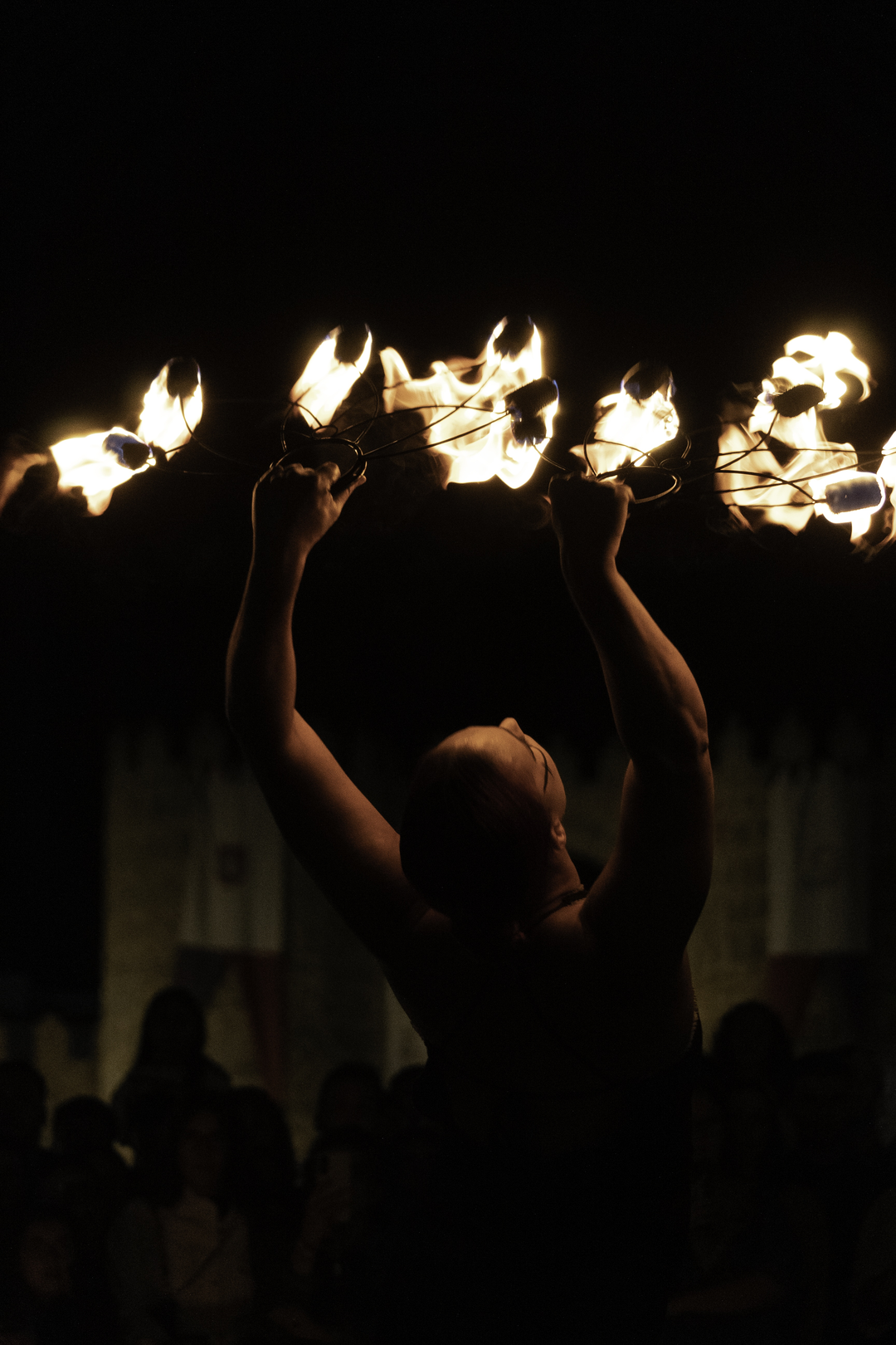  Dance of the flames. Fire show. Medieval Market and Fair at Avila, Spain. Image selected for the 2026 exhibition. Taken in September 2025.  (c) pmartinasi