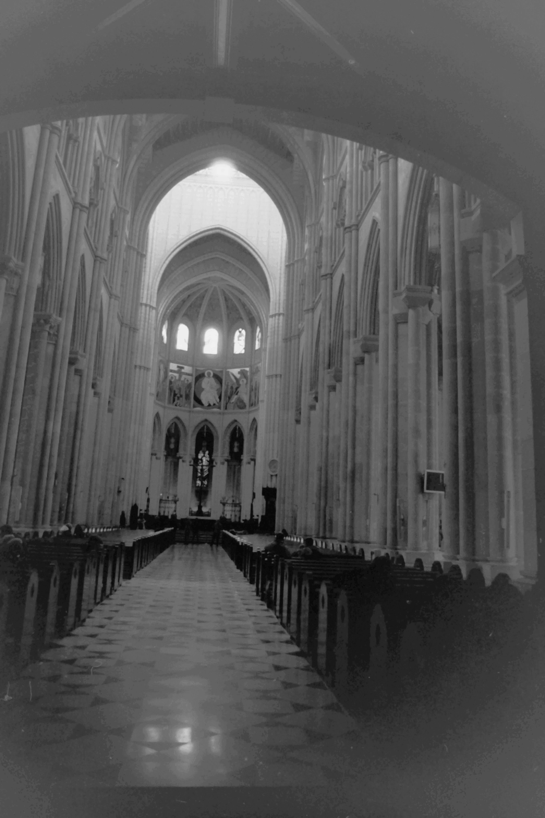  Central nave of the Almudena Cathedral, Madrid (c) pmartinasi