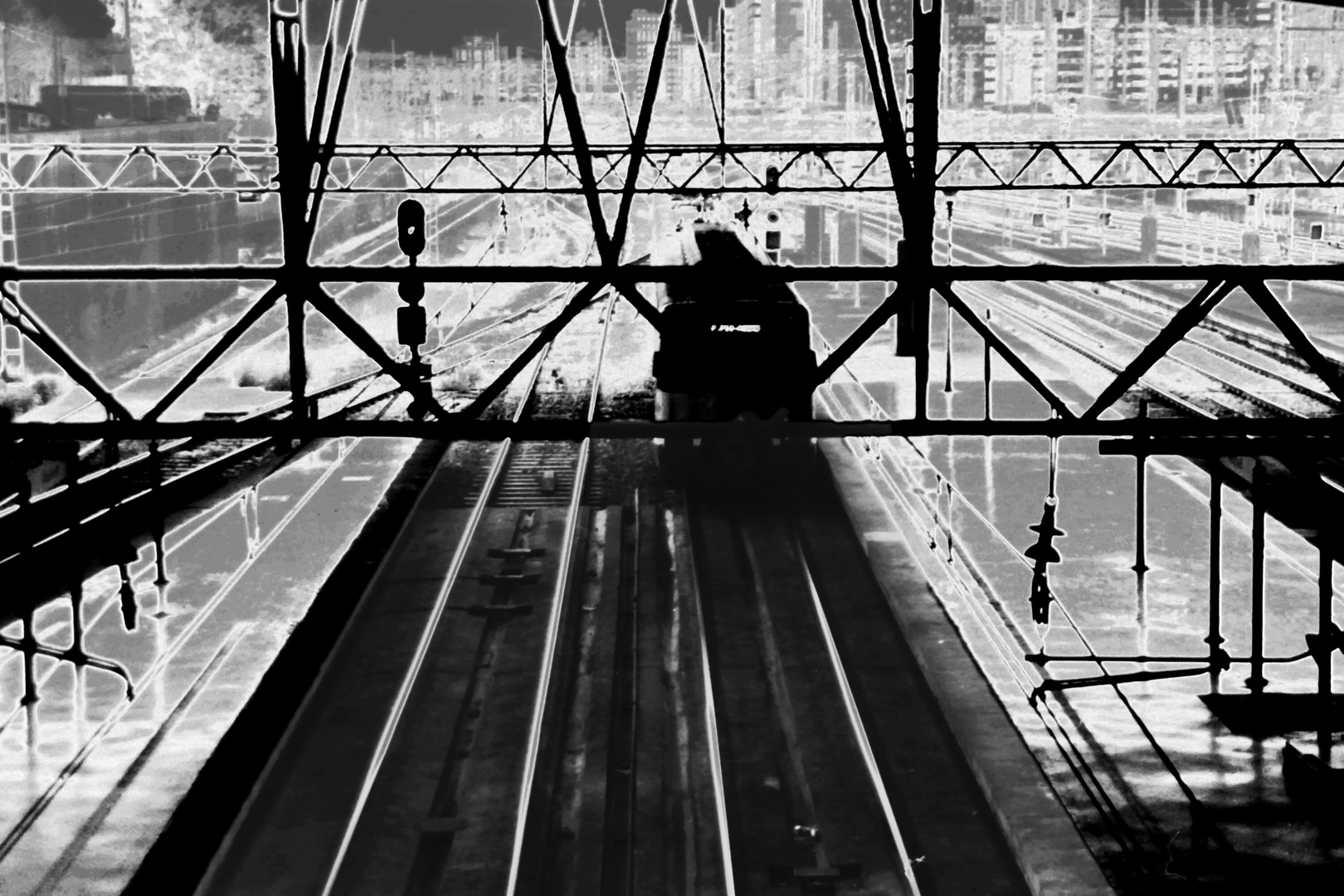  Commuter train arriving to Puerta de Atocha station (c) pmartinasi