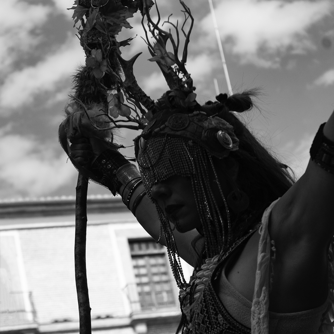  Shaman calling the Elements, at the Medieval Market of Avila, 2023 (c) pmartinasi