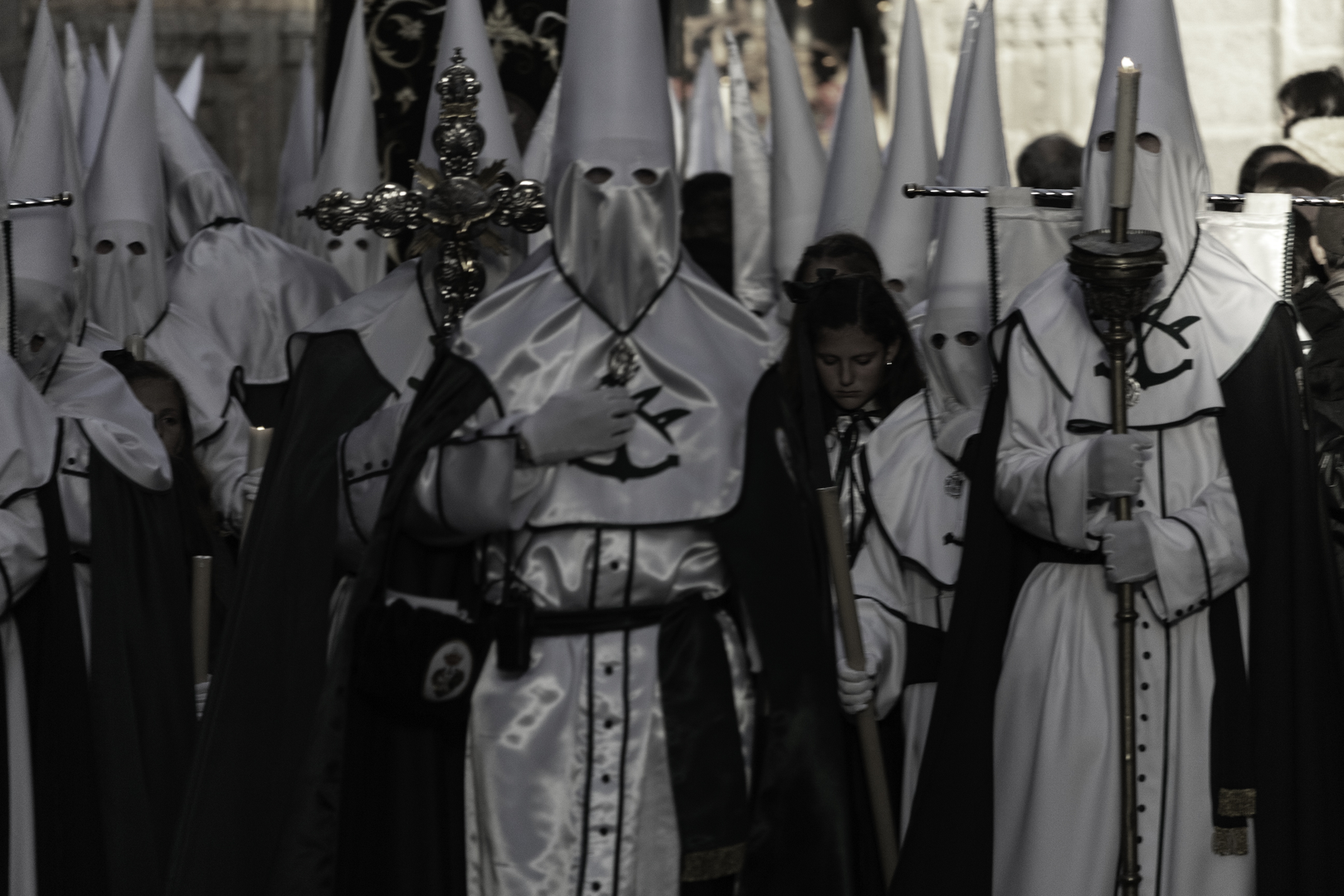 Procesion de la Esperanza, Lunes Santo. Avila, España, 2025. (c) pmartinasi