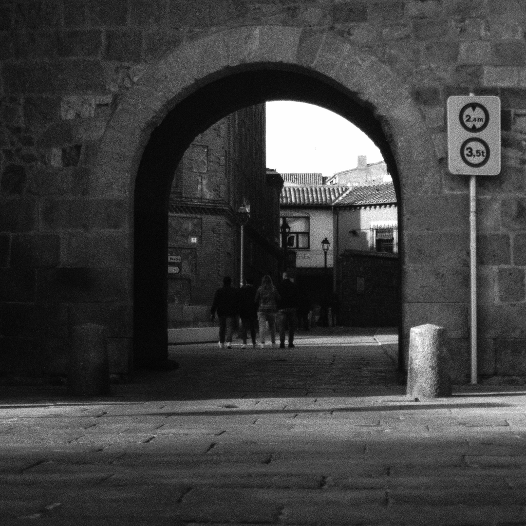  Puerta del Rastro, also known as Puerta de la Estrella or Puerta del Grajal, is one of the most modern gates in the rampart wall. Avila, Spain. (c) pmartinasi