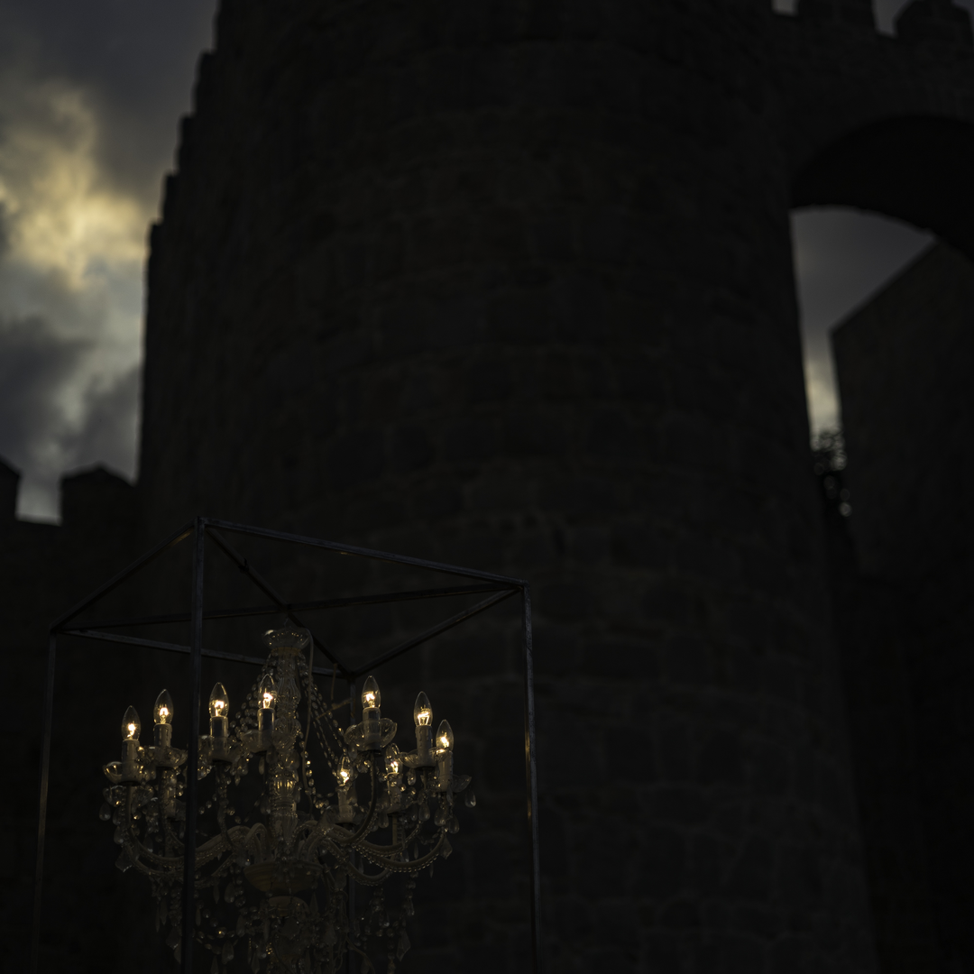   Ávila Enlight transforms San Vicente Garden into a magical night show with lights, projections, music, and heritage on August 1–2, celebrating Ávila's history and beauty. (c) pmartinasi