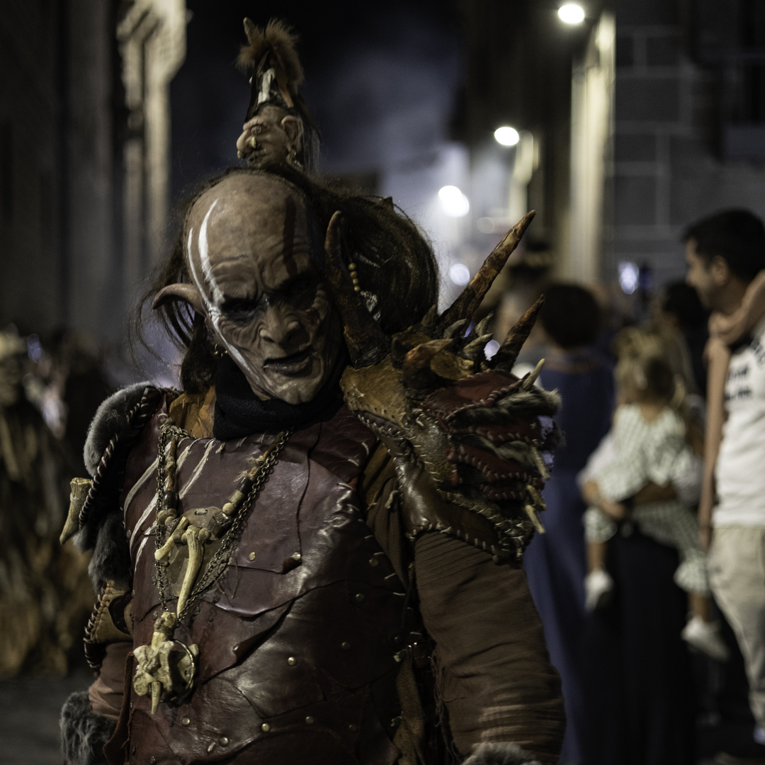  Orc ready for battle. Parade at the Medieval Market and Fair in Ávila. Image selected for the 2026 exhibition. Taken in September 2025. (c) pmartinasi