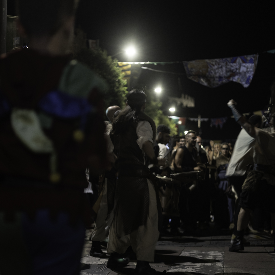  Minstrels and parades at the Medieval Market and Fair in Avila, Spain. September 2025. (c) pmartinasi