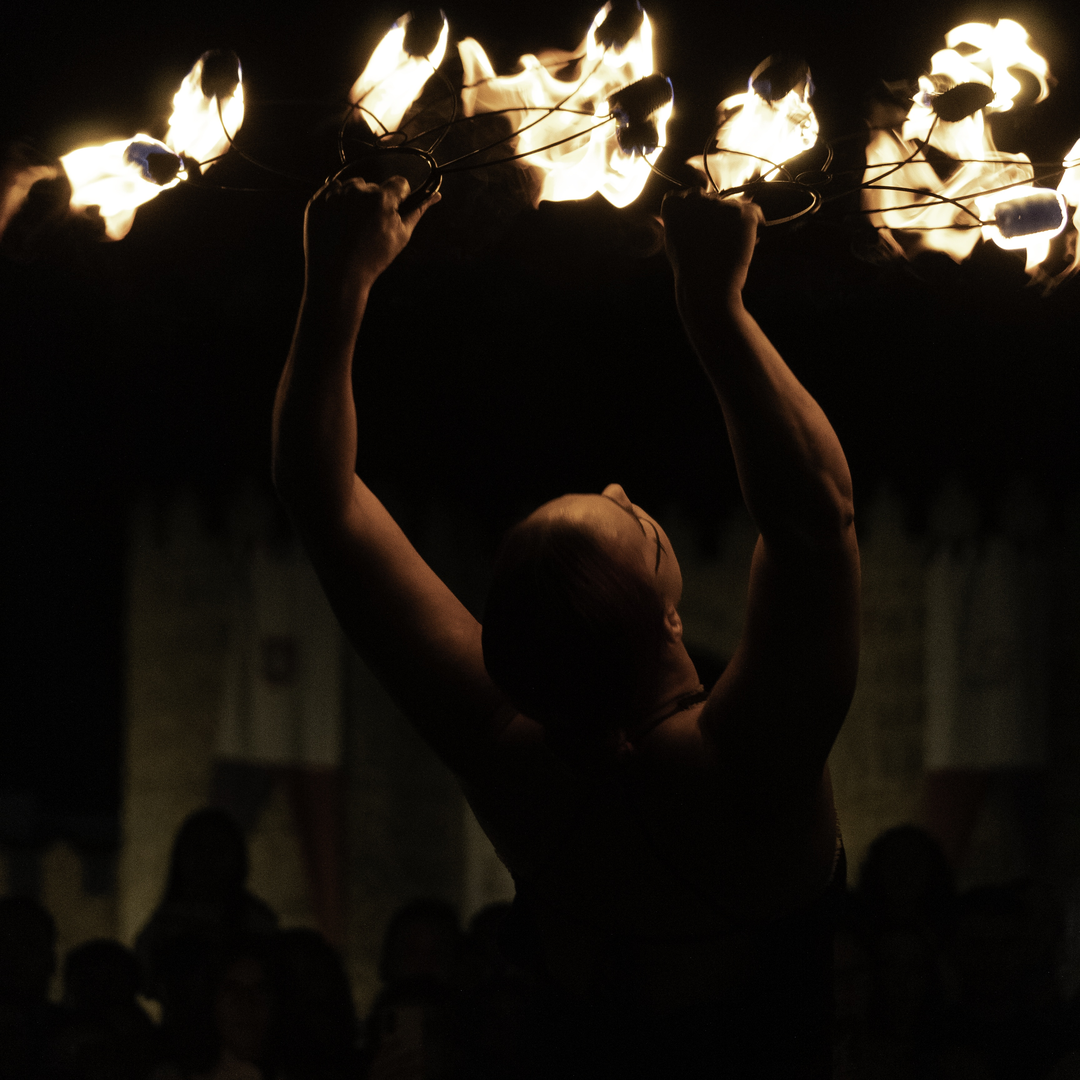  Dance of the flames. Fire show. Medieval Market and Fair at Avila, Spain. Image selected for the 2026 exhibition. Taken in September 2025.  (c) pmartinasi