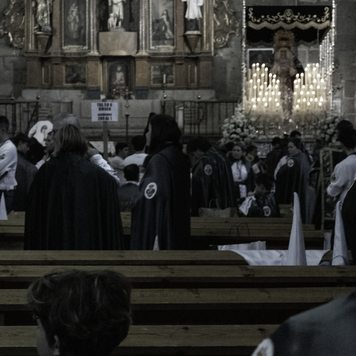 Procesion de la Esperanza, Lunes Santo. Avila, España, 2025. (c) pmartinasi